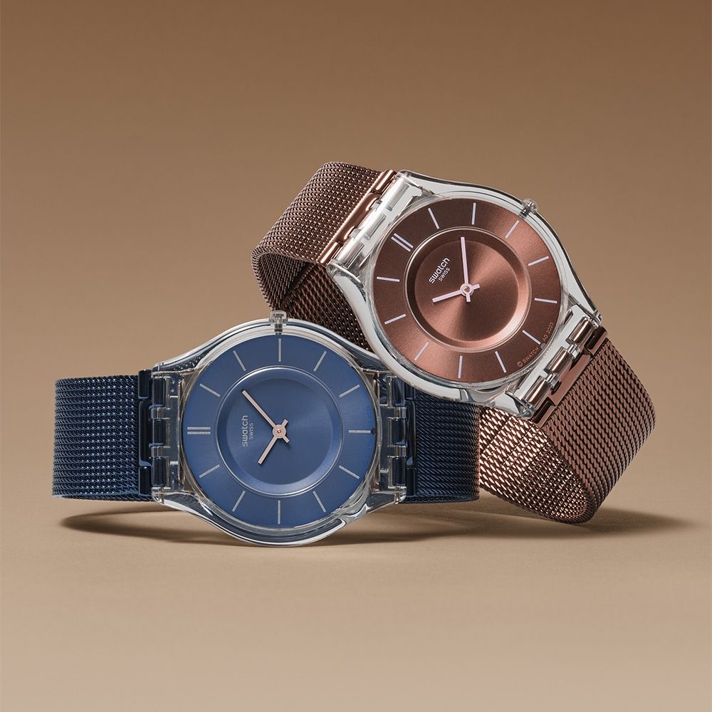 Swatch MOCHA IN MIND 超薄手錶/男錶/女錶/瑞士製造SS08K121M (34mm