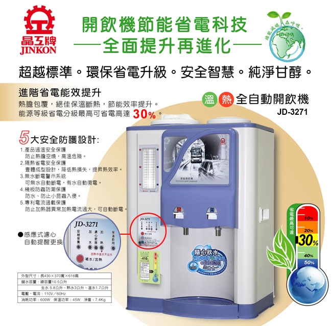 JINKON晶工牌 JD-3271 - 詳情1