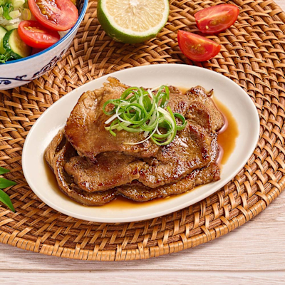 【享吃肉肉】日式梅花里肌燒肉片9包(300g±15g/包 燒烤/中秋烤肉)