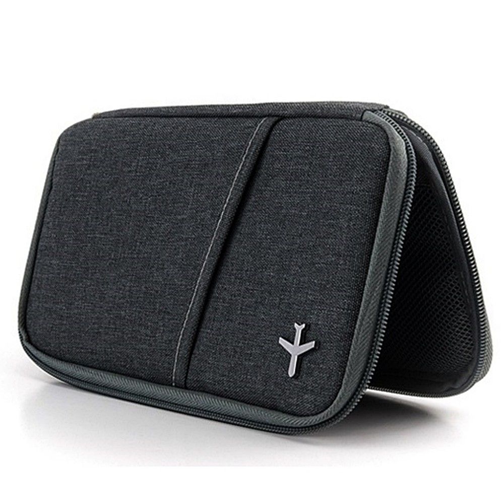 德國TROIKA防盜護照包TRV20/GY防感應卡夾設計款隨身包錢包(防RFID、防NFC竊盜) | 其他辦公事務用品| Yahoo購物中心