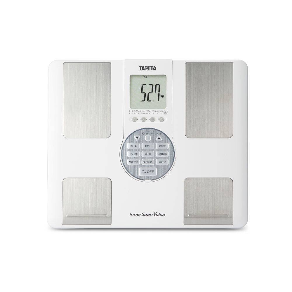 日本TANITA 十合一語音式體組成計BC-202 (日本製)-台灣公司貨| 體脂計