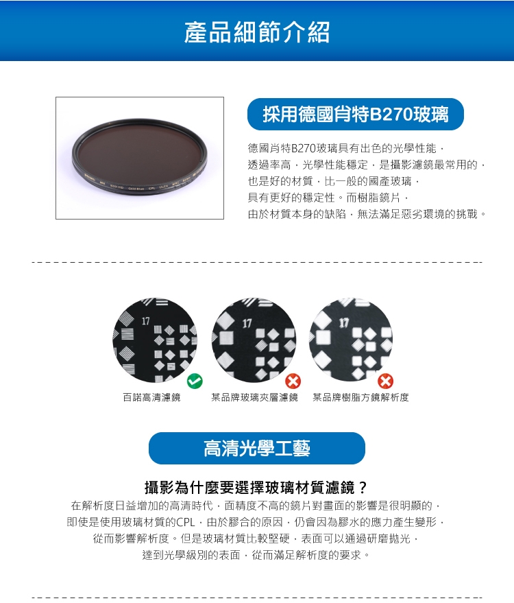 BENRO百諾 SHD GB CPL - 詳情2