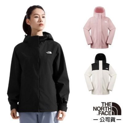 【The North Face】女 SANGRO 3效能防風防水透耐磨連帽外套夾克(可套件內件).DRYVENT 機能風雨衣/適登山健行旅遊/ 8DX8