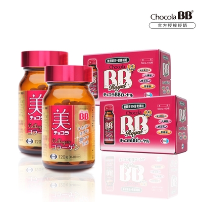 Eisai-日本衛採 Chocola BB膠原錠 ×2+Chocola BB蜂王飲 ×2盒