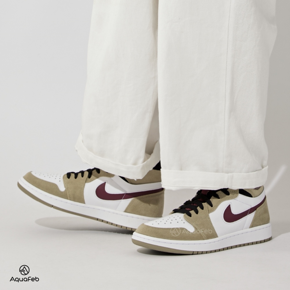 シューズ(男性用) Nike Air Jordan1 ZOOM CMFT CT0978 203 New Nike Air Jordan 1 Zoom Air Cmft Comfort Neutral Olive