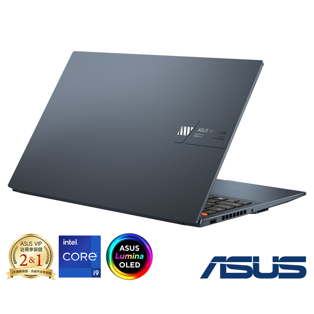 ASUS K6502VU 15.6吋2.8K筆電(i9-13900H/RTX4050/16G/512G/Vivobook