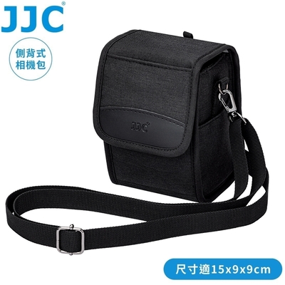 JJC可斜肩揹無反相機包 單眼相機袋OC-FX1 BLACK黑色(適尺寸≦15x9x9cm;附背帶&扣環,可腰掛/掛上背包)類單保護套輕單眼內膽包