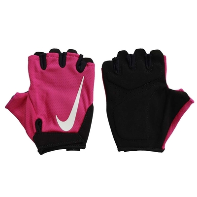 NIKE W GYM ESSENTIAL 2.0 女健身手套-一雙入 訓練 N1012314696MD 桃紅黑白