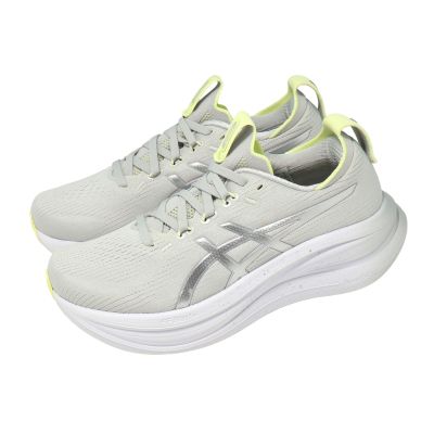 Asics 亞瑟士 慢跑鞋 GEL-Nimbus 28 Platinum 女鞋 白金系列 灰 1012C068020