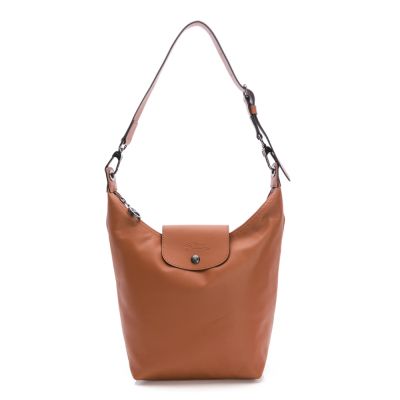 【LONGCHAMP】LE PLIAGE XTRA M HOBO肩揹包(直款-白蘭地酒色)