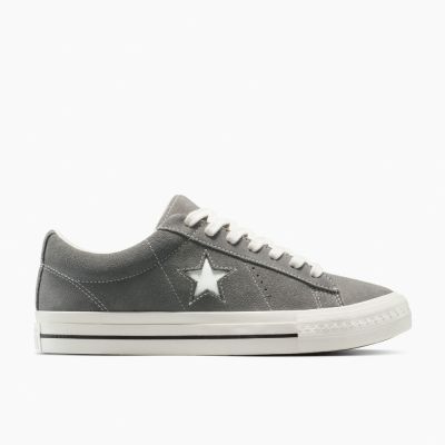 CONVERSE ONE STAR 95 OX SHARKSKIN/VINTAGE WHITE 滑板鞋 男女 灰色-A15617C