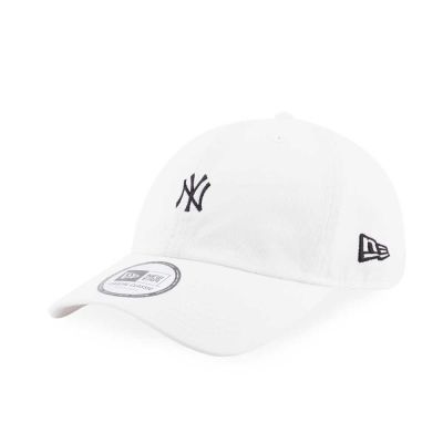NEW ERA 男女 CASUAL CLASSIC ESSENTIAL MINI LOGO 紐約洋基 白 NE12324414