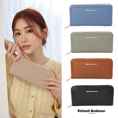 【金安德森】Carol 拉鍊長夾(多款任選)