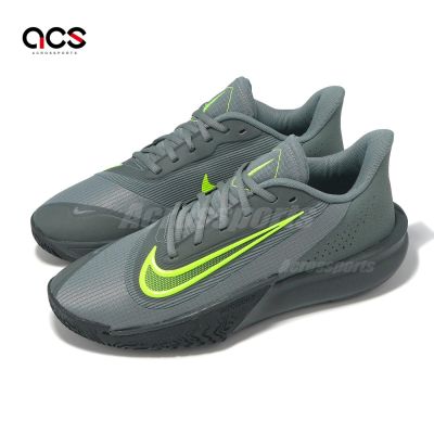 Nike 籃球鞋 Precision 7 VII 男鞋 綠 灰 緩震 低筒 運動鞋 HJ9153-004