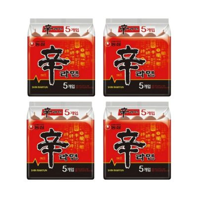 【NONG SHIM 農心】辛拉麵 官方境內版(120g X5包 X4袋)