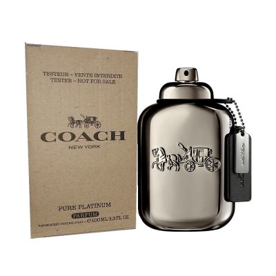 Coach Pure Platinum 時尚鉑金男性香精 100ml Tester 包裝 (原廠公司貨)