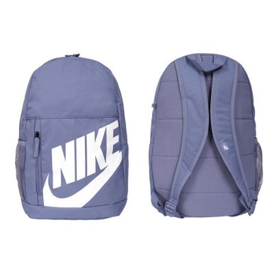 NIKE 大童後背包-附筆袋-雙肩包 肩背包 旅行包 HJ4186-499 靛灰白橘