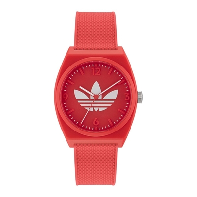ADIDAS 愛迪達  PROJECT TWO 經典簡約錶款_AOST23051_紅_38mm