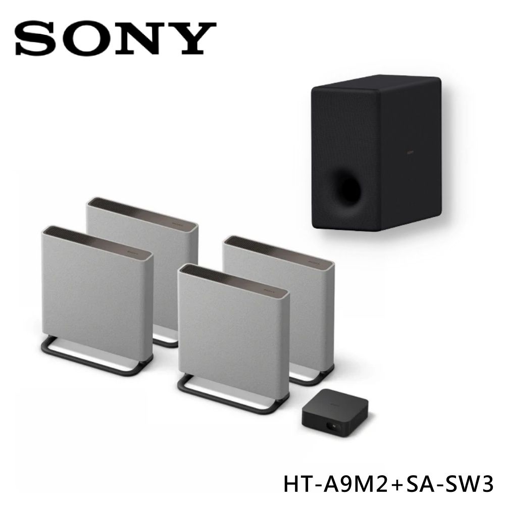 SONY索尼 環繞式家庭劇院組合 聲霸 重低音 原廠公司貨 HT-A9M2+SA-SW3