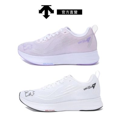【DESCENTE】迪桑特 女士 職業賽事跑鞋 運動鞋(白色/紫色)