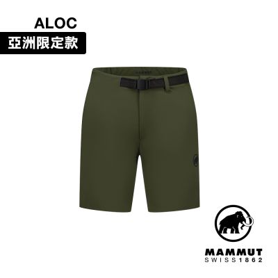 【Mammut 長毛象】Trekkers 3.0 Shorts AF W 健行防潑水短褲 深沼澤綠 女款 #1023-00483