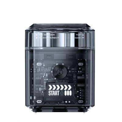 yoose  ICE  全透明隨身電動刮鬍刀- 透明灰