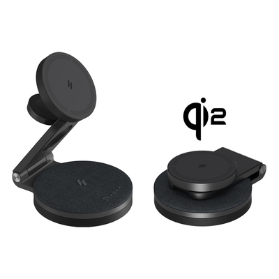 ADAM亞果元素 【亞果元素】Mag 360 Qi2 雙15W三合一旅行磁吸無線充電座