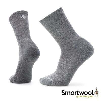 Smartwool 日著 中長襪-實色羅紋 中性灰