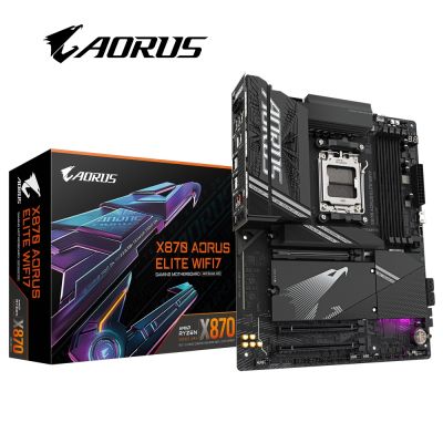 技嘉 X870 AORUS ELITE WIFI7 主機板+美光 PRO D5 32G*2 6400 超頻 雙通 CL40 黑散熱片記憶體