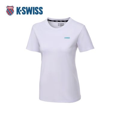 K-SWISS 短袖T恤 26SS TEE 5 W 短上衣 女短袖上衣 白色 1913711-100