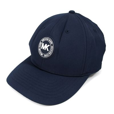 MICHAEL KORS 大圓標LOGO潮款棒球帽(子夜藍)