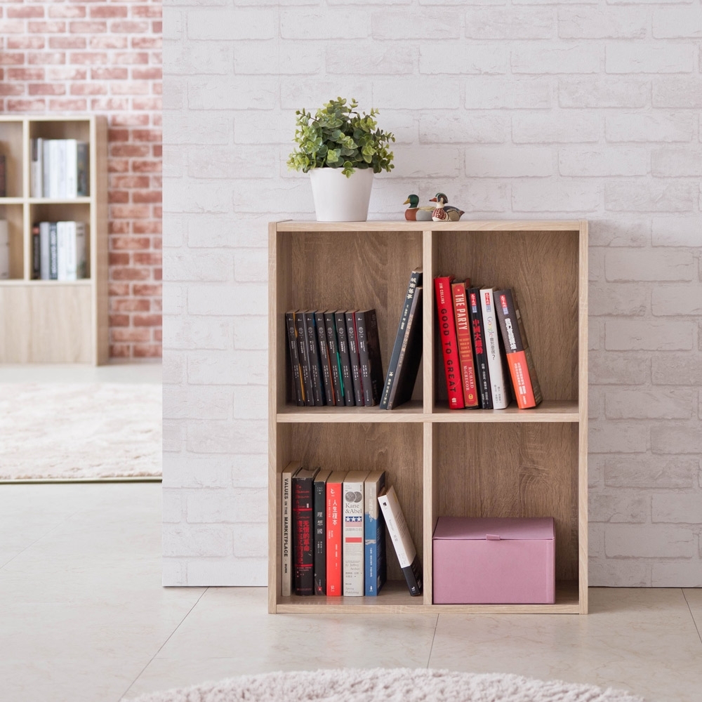 TZUMii森田四格開放書櫃/收納櫃/置物櫃58*27.2*70.7cm | 書櫃/置物櫃寬