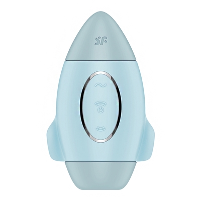 德國Satisfyer Mission Control 火箭吸吮震動-天空藍