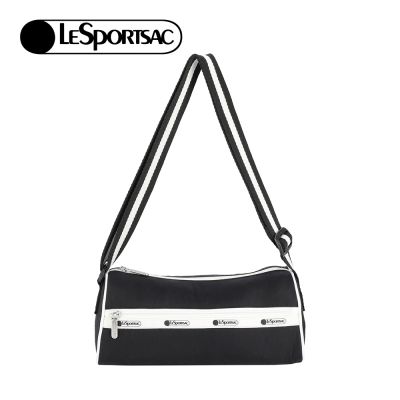LeSportsac E/W Square Box Shoulder Bag 迷你箱型肩背包 運動包 小廢包 女包 開學購物季 送禮-競技黑