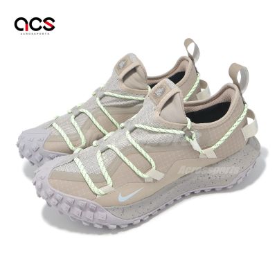 Nike 戶外鞋 ACG Mountain Fly Low GTX SE 男女鞋 防水 機能 岩石灰 棕 IB7328-003