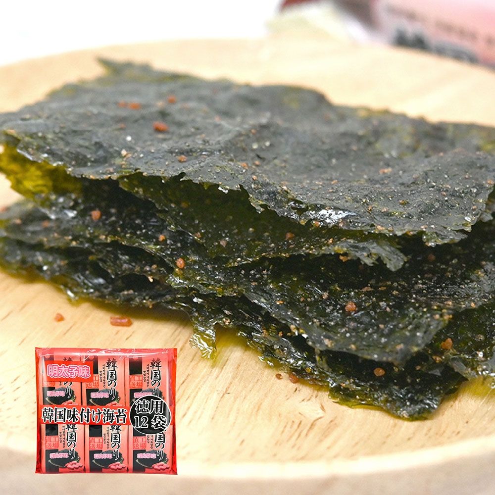 HAESONG 韓國明太子風味海苔12入(38g) | 海味/海苔| Yahoo購物中心