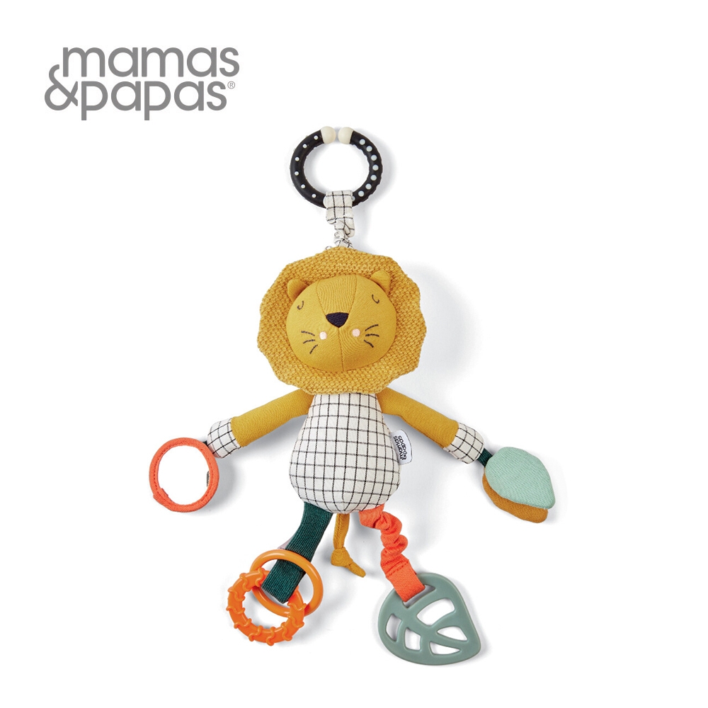 Mamas & Papas 噓!獅子睡著了(搖鈴吊飾玩偶) 