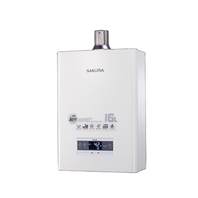 SAKURA櫻花牌 (全省安裝)櫻花16公升強制排氣FE式LPG熱水器桶裝瓦斯DH-1670FL