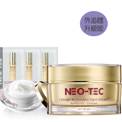 NEO-TEC妮傲絲翠多元賦活因子精華霜重量裝(外泌體升級) 是一款專為成人肌膚設計的高階保養產品，適用於臉部與眼部。此產品具有強效保濕、抗皺與舒敏功效，適合各種膚質使用。美國原裝進口，國內專櫃公司貨，儲存期限為36個月，出貨效期1年以上，品質有保障。