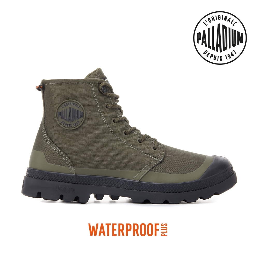PALLADIUM PAMPA RCYCL LITE+WP+ ZIP再生科技輕量拉鍊橘標防水靴-中性 多款任選 (綠)