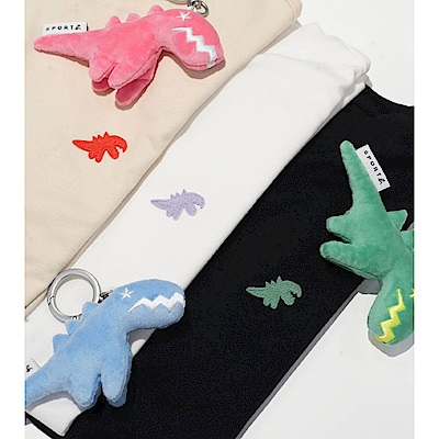agnes b. Sport b. Dino 恐龍絨毛鑰匙圈
