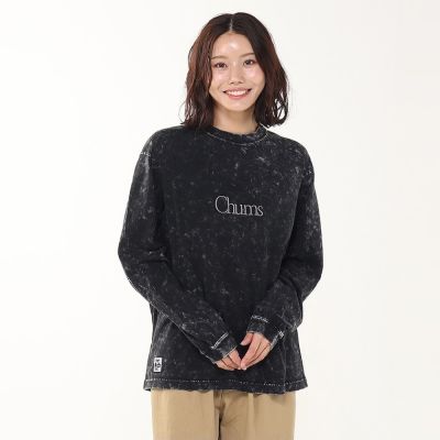CHUMS Canyonlands Booby Bird Twins L/S T-Shirt 男 長袖上衣 黑色 CH012656K001