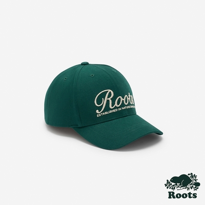 Roots 配件- SIGNATURE 棒球帽-綠色