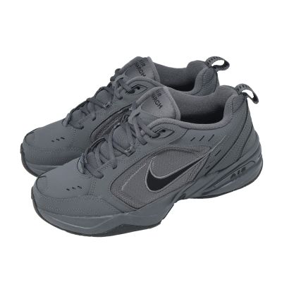 Nike 休閒鞋 Air Monarch IV 男鞋 灰 黑 復古 微增高 拼接 老爹鞋 415445-020