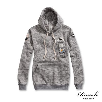 Roush 美式多貼布雲霧刷毛帽Tee(2511699)