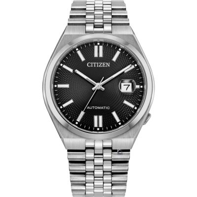 CITIZEN 星辰 Mechanical系列 TSUYOSA機械錶-40mm黑 NK0020-55E