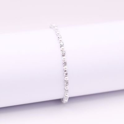 SWAROVSKI 施華洛世奇 Matrix 手鏈 鍍白金色