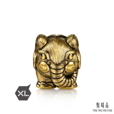 點睛品 Charme XL 好運吉象 黃金串珠