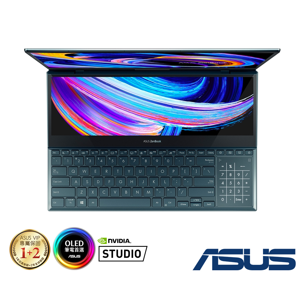 ASUS UX582ZM 15.6吋觸控筆電(i9-12900H/RTX3060/32G/1TB SSD/Win11