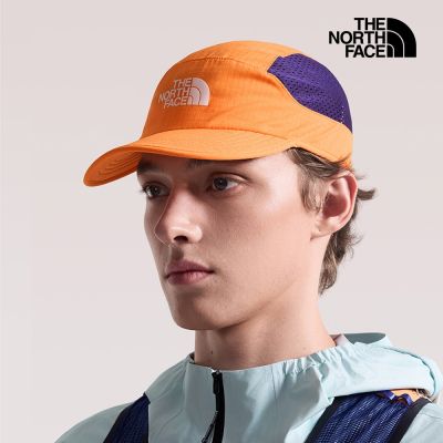 【The North Face 官方旗艦】北面男女款橘色LIGHTRANGE速乾防曬運動帽｜876J0TO